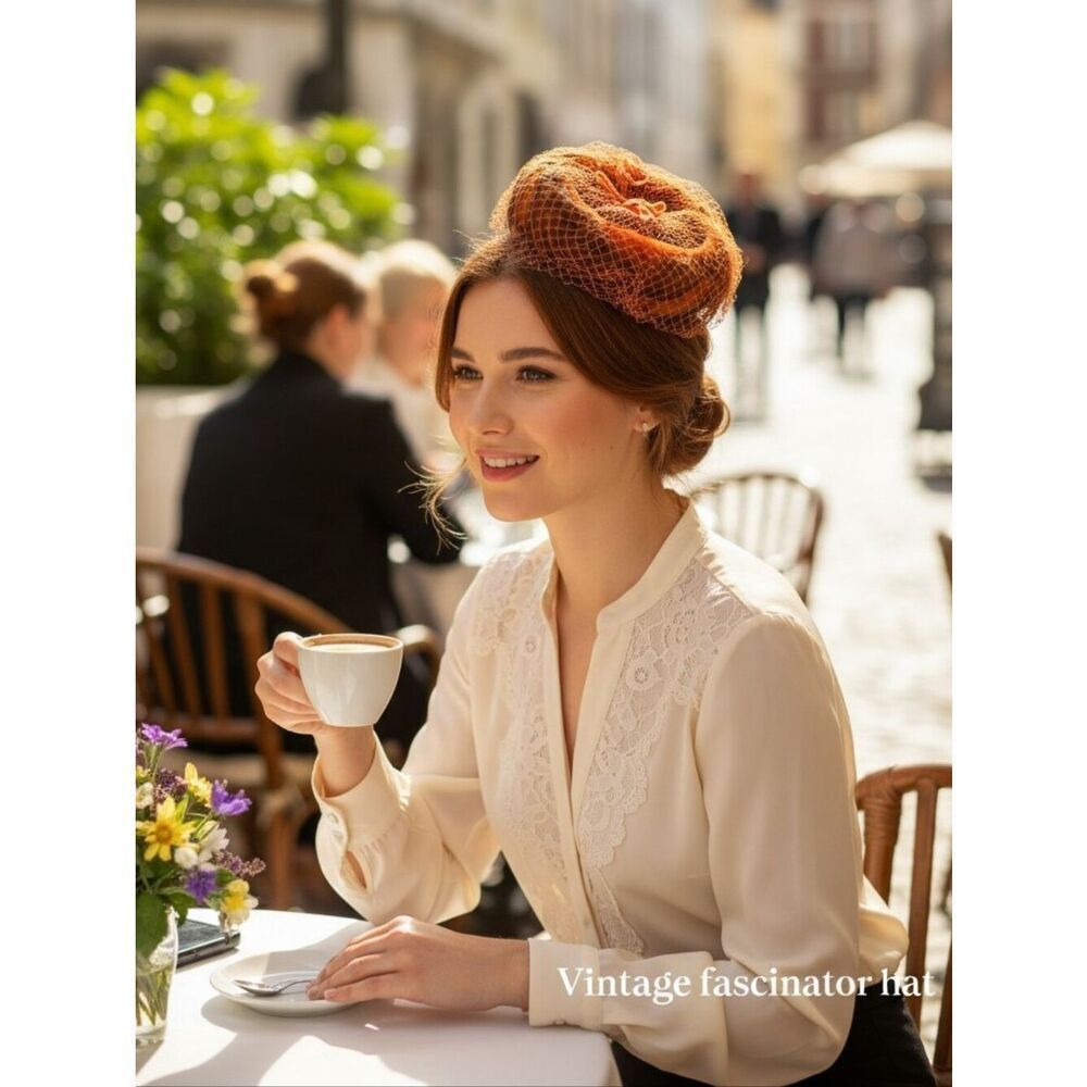 Vintage fascinator hat